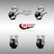 Service Caster 4 Inch SS Glass Filled Nylon Caster Set with 2 Brakes/Swivel Lock 2 Rigid SCC SCC-SS30S420-GFNB-TLB-BSL-2-R-2 - alternate 1